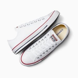 Converse All Star Optical White unisex shoe.